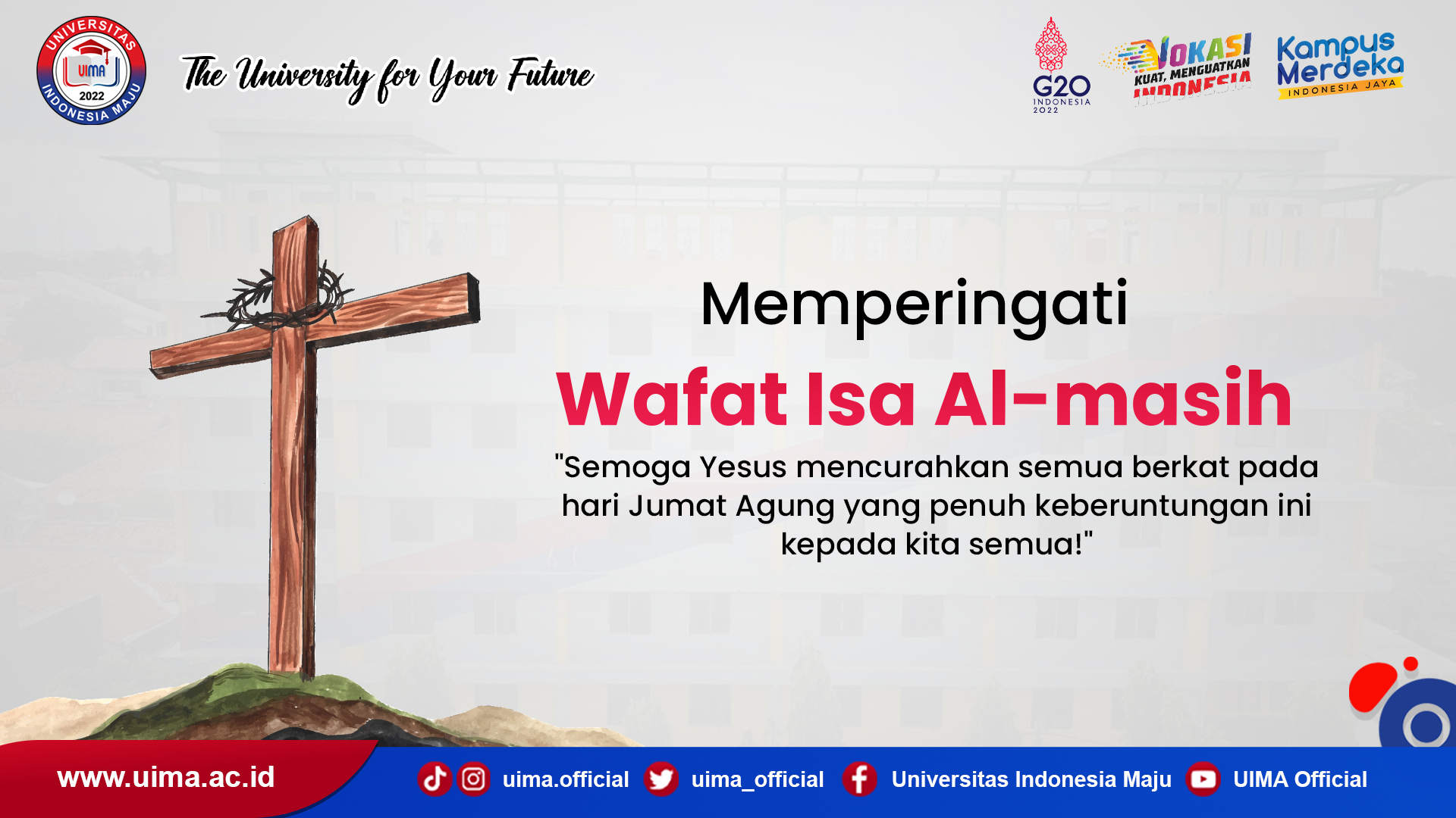 Selamat Memperingati Wafat Isa Al Masih University For Your Future 3395